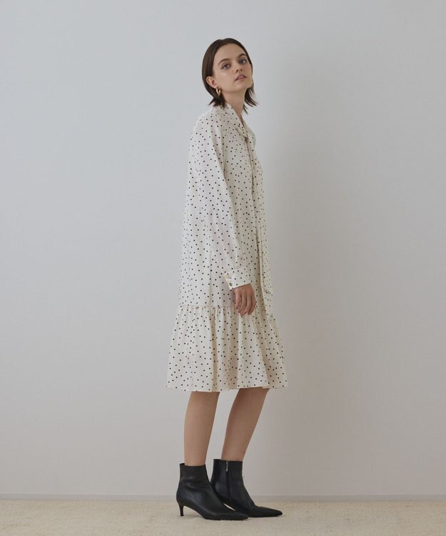 GRACE CONTINENTAL ランダムドットボウタイワンピース キナリ