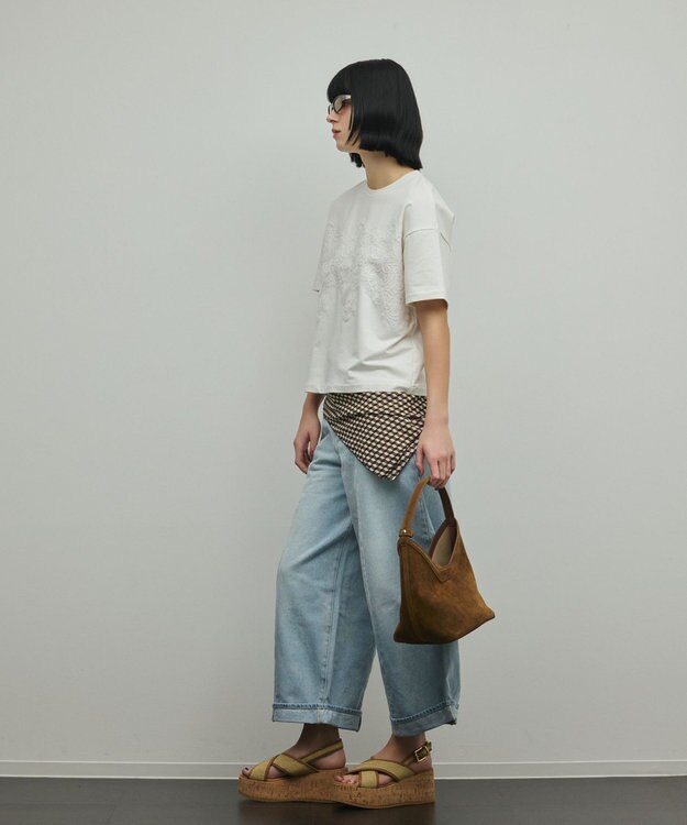 GRACE CONTINENTAL レースTシャツ ホワイト