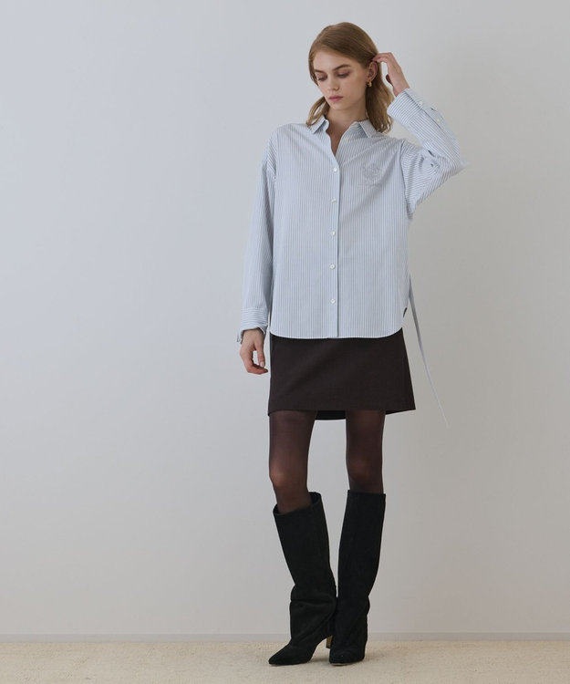 グレースコンチネンタル　刺繍シャツ レイヤード刺繍シャツブラウス / GRACE CONTINENTAL | GRACE