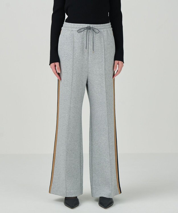 GRACE CONTINENTAL サイドラインポンチパンツ グレー