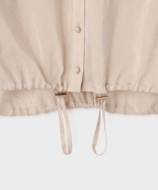 GRACE CONTINENTAL メッシュコンビシアーブルゾン ベージュ