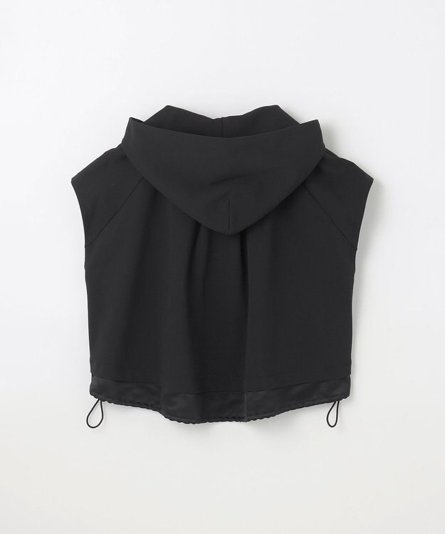 GRACE CONTINENTAL クロップトジャージトップ ブラック