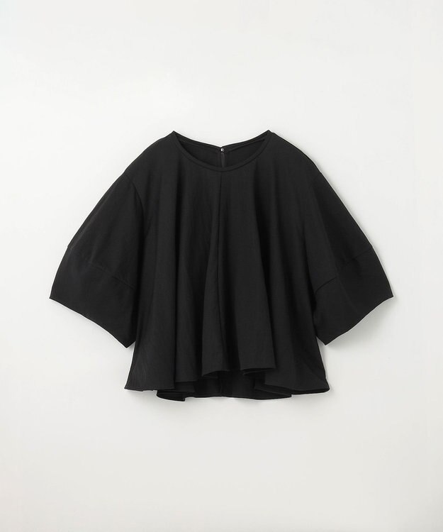 GRACE CONTINENTAL ランタンスリーブトップ ブラック