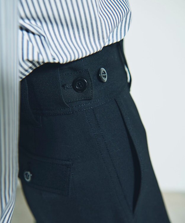 GRACE CONTINENTAL サテンベイカーパンツ ブラック