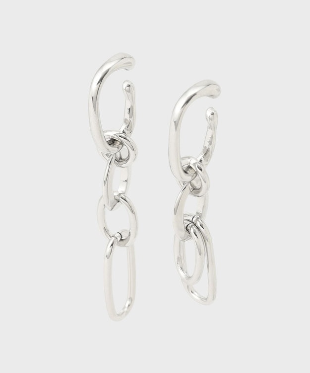 GRACE CONTINENTAL チェーンデザインイヤーカフ シルバー