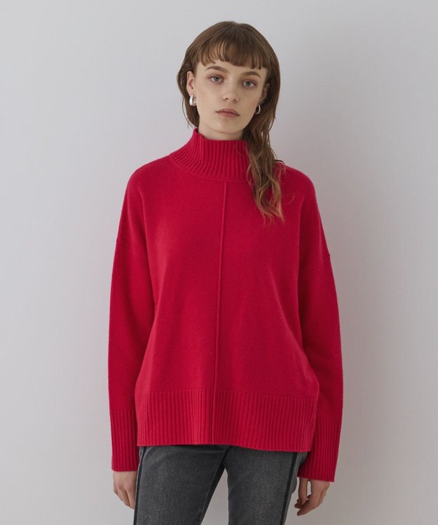 GRACE CONTINENTAL ウールオーバーニットトップ ピンク