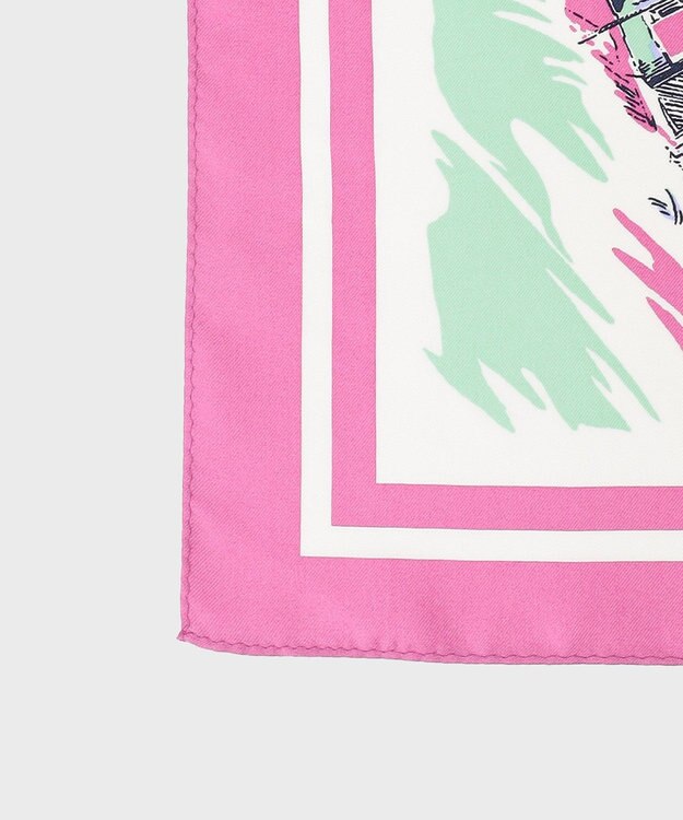 GRACE CONTINENTAL スーヴェニールプリントスカーフ マルチ