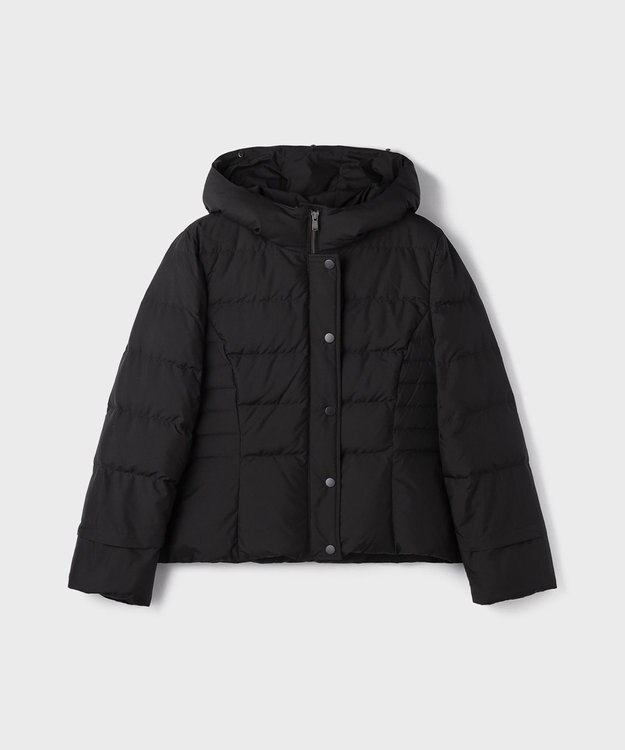 GRACE CONTINENTAL エコファーショートダウンジャケット ブラック