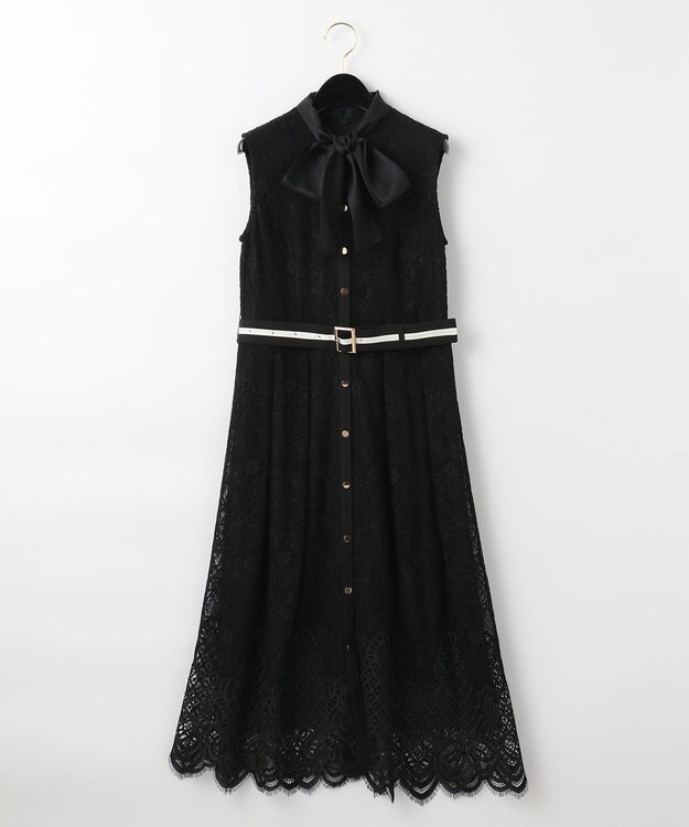 グレースコンチネンタル/ローズレースドレス/新品未使用タグ付き レース刺繍ボウタイドレス / GRACE CONTINENTAL | GRACE