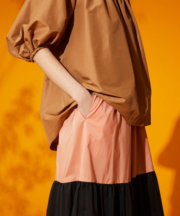 バイカラーティアードスカート / GRACE CONTINENTAL | GRACE