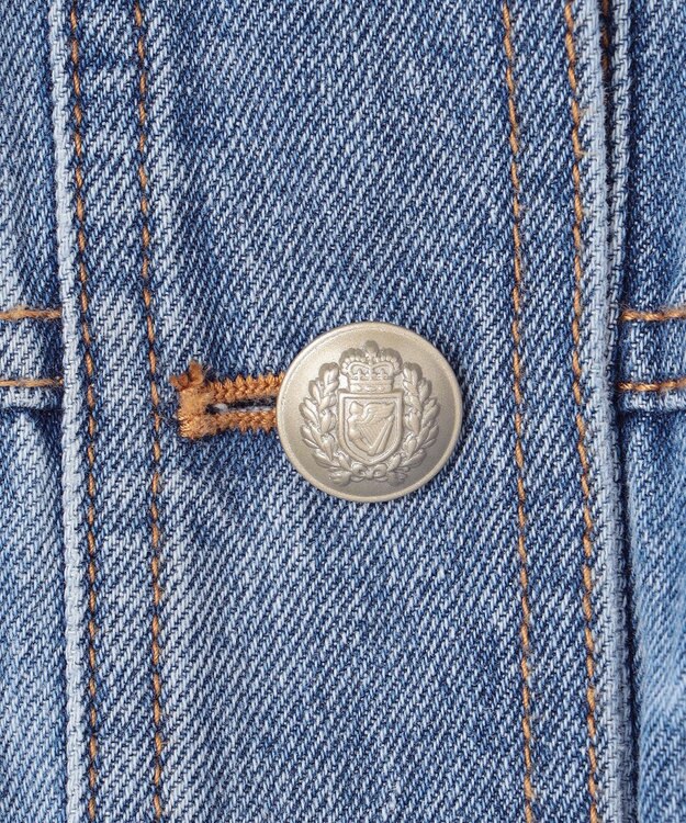 GRACE CONTINENTAL メタル釦デニムジャケット インディゴ