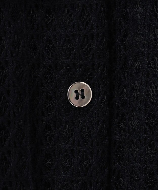 GRACE CONTINENTAL ラッセルメッシュシャツ ブラック