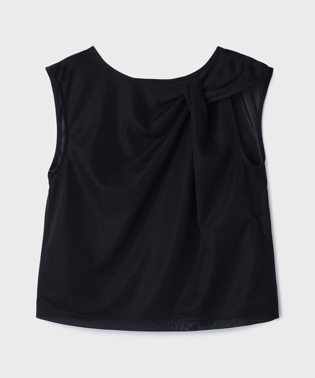 GRACE CONTINENTAL オーガンドレープトップ ブラック