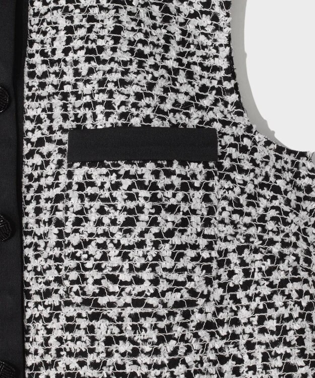 GRACE CONTINENTAL フェザーembドレス ホワイト