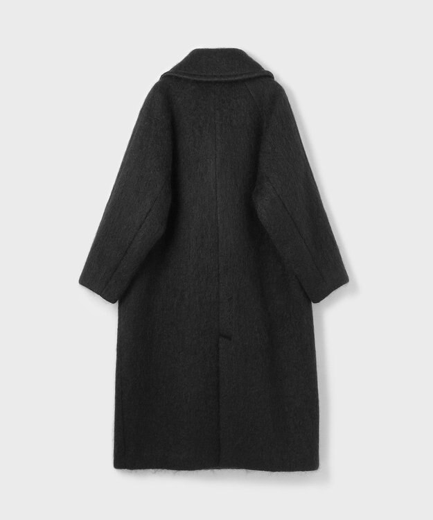 GRACE CONTINENTAL シャギーロングコート ブラック