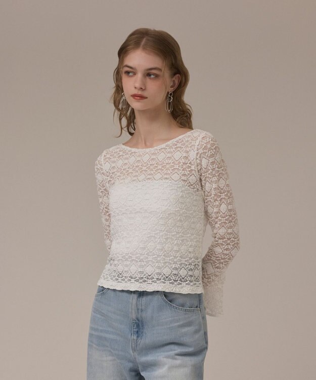 GRACE CONTINENTAL キカレーストップ ホワイト