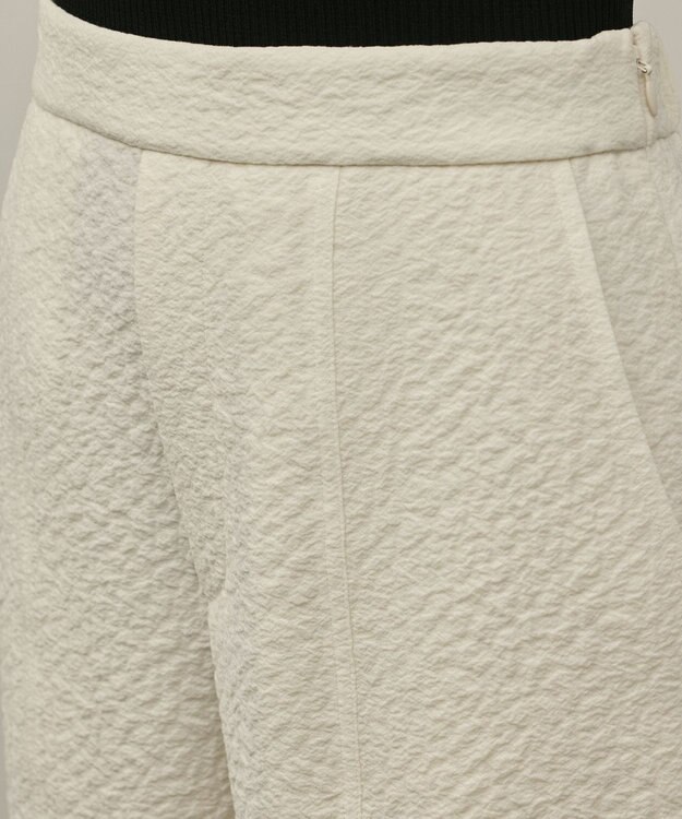 GRACE CONTINENTAL オーガンジージャガードパンツ キナリ