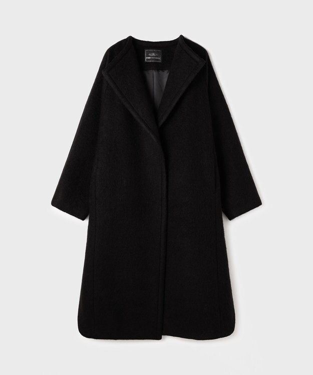 GRACE CONTINENTAL シャギードルマンコート ブラック