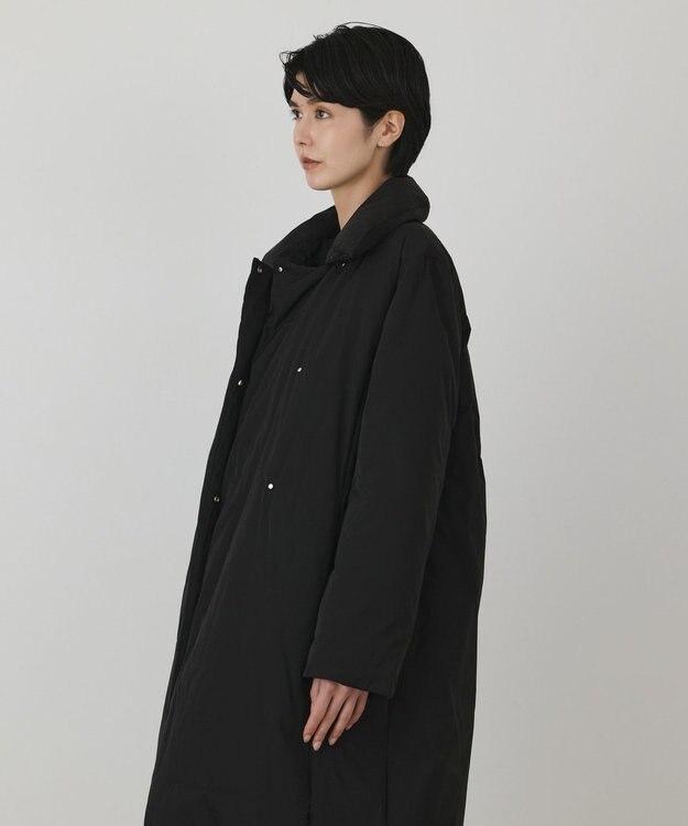 GRACE CONTINENTAL ステンカラーダウンコート ブラック