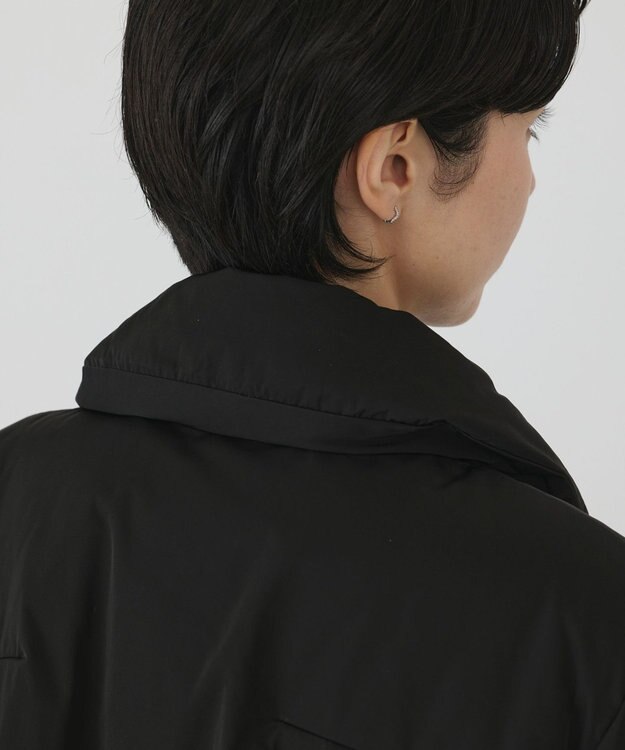 GRACE CONTINENTAL ステンカラーダウンコート ブラック