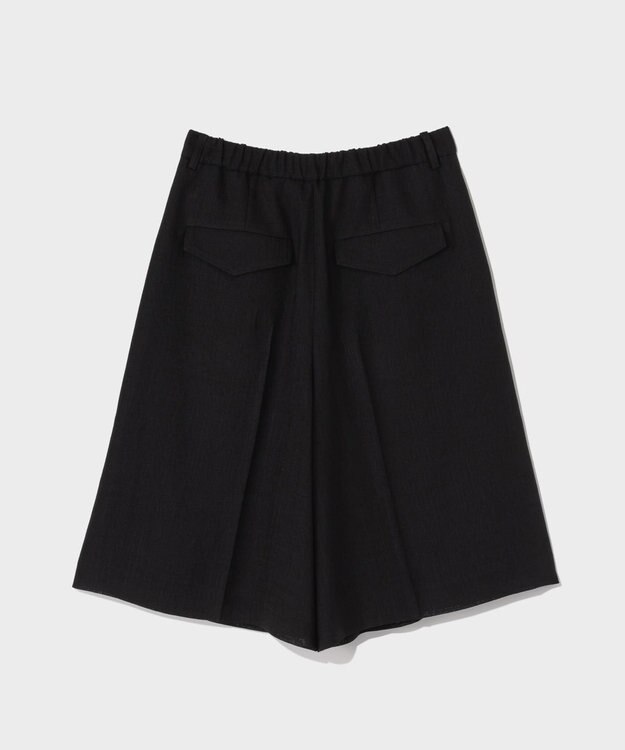 GRACE CONTINENTAL リネンライクシアーパンツ ブラック