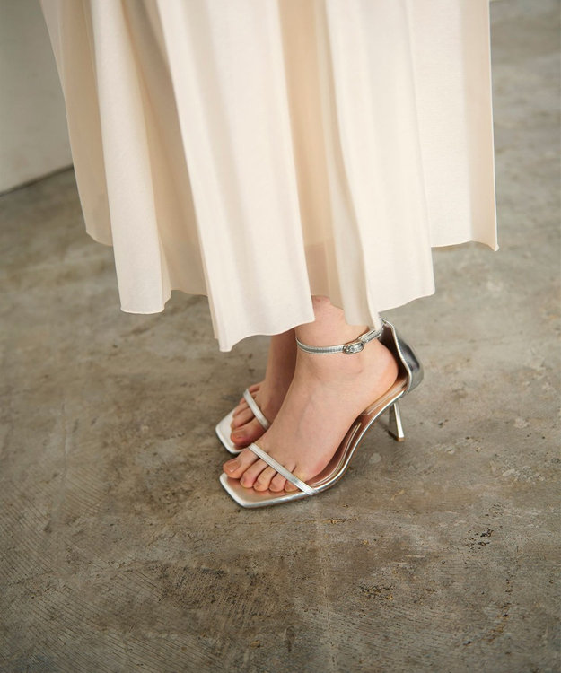 GRACE CONTINENTAL オーガンジープリーツスカート キナリ