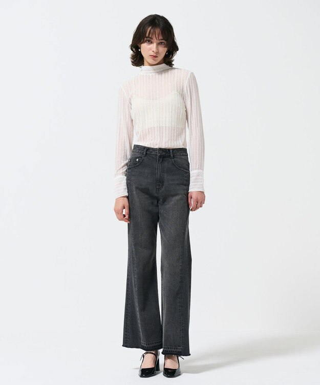 GRACE CONTINENTAL ストレッチレーストップ ホワイト