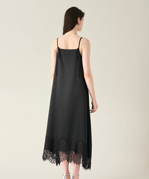 GRACE CONTINENTAL レースコンビ2wayキャミワンピース ブラック