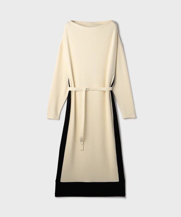 GRACE CONTINENTAL バイカラーカットワンピース キナリ