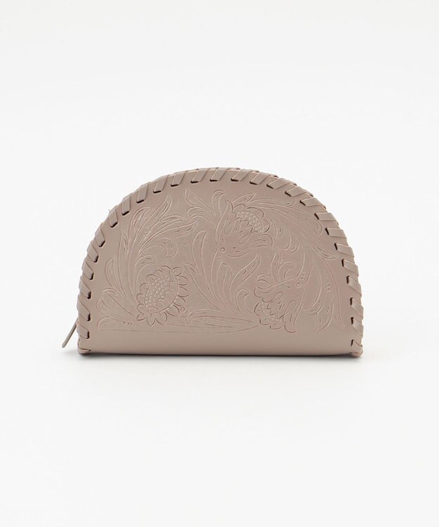 GRACE CONTINENTAL Semicirclepouch2 グレージュ