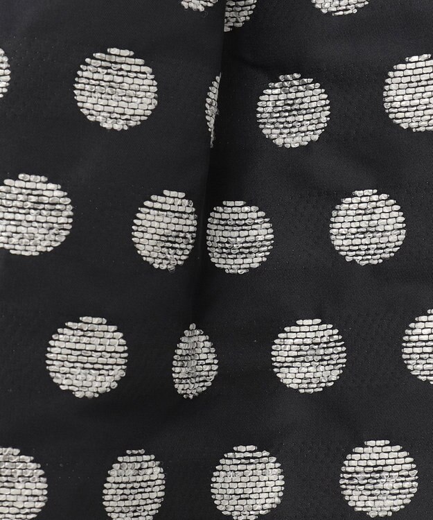 GRACE CONTINENTAL ラメドットジャガードスカート ブラック