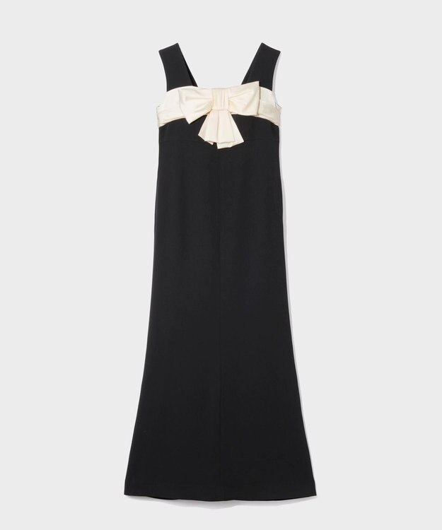 GRACE CONTINENTAL サテンリボンロングドレス キナリ
