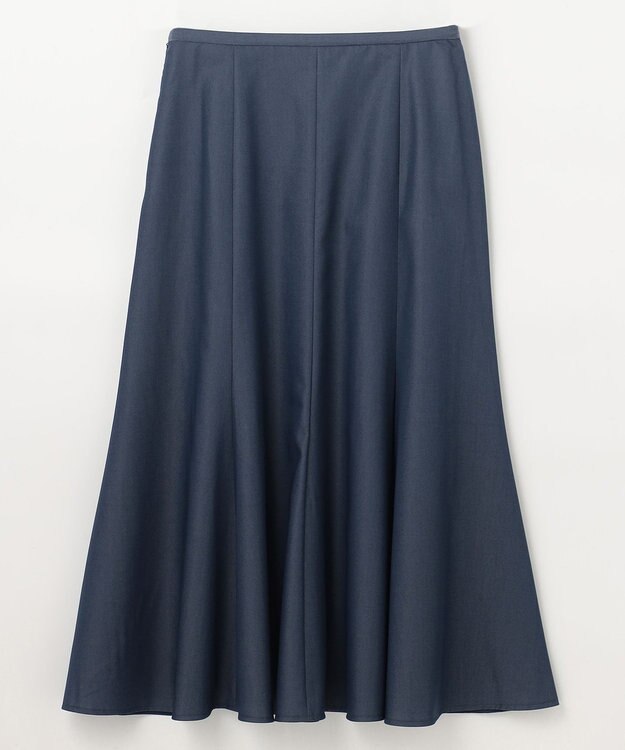 GRACE CONTINENTAL サテンマーメイドスカート ネイビー