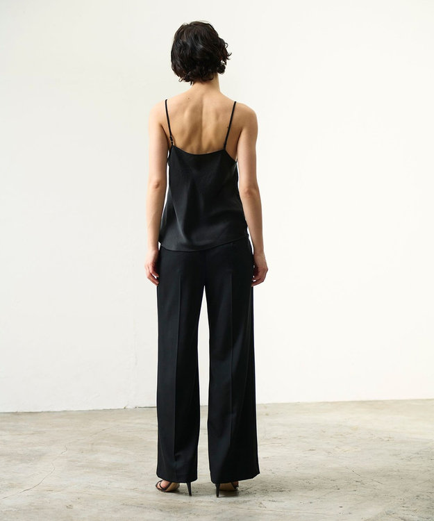 GRACE CONTINENTAL サテンキャミソール ブラック