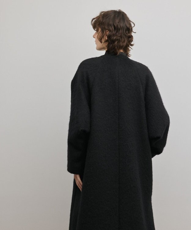 GRACE CONTINENTAL シャギードルマンコート ブラック