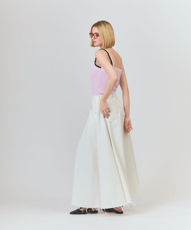 GRACE CONTINENTAL ツイーディーニットキャミ ピンク