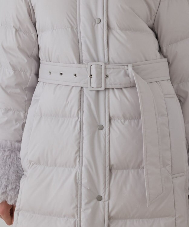 GRACE CONTINENTAL ファーカラーロングダウン キナリ