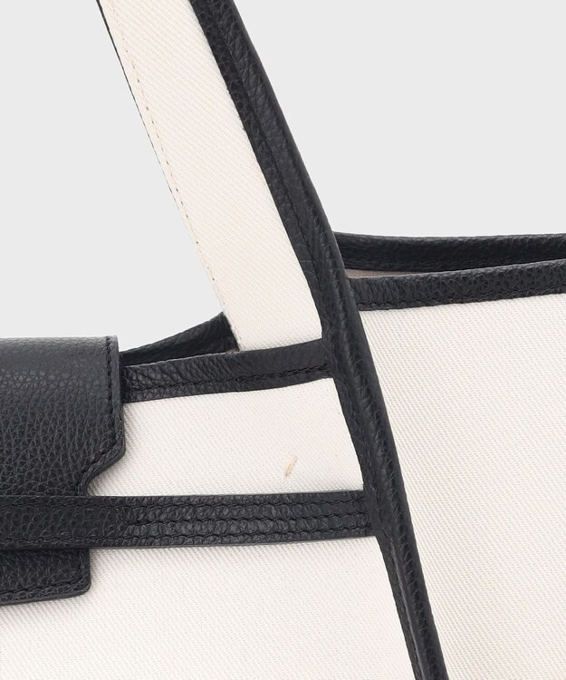 GRACE CONTINENTAL フラップトートバッグ ホワイト