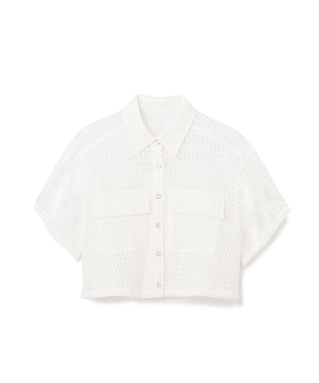 グレースコンチネンタル　ラッセルメッシュシャツ ラッセルメッシュシャツ / GRACE CONTINENTAL | GRACE