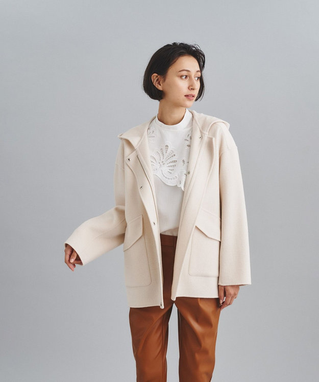 グレースコンチネンタル　リバーフードブルゾン リバーフードブルゾン / GRACE CONTINENTAL | GRACE CONTINENTAL