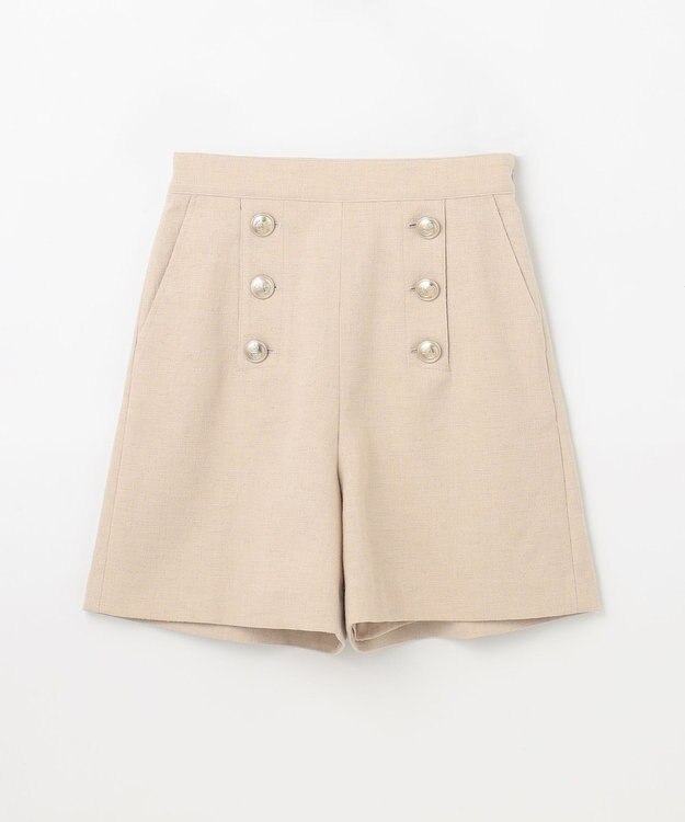 GRACE CONTINENTAL ブッチャーショートパンツ ベージュ