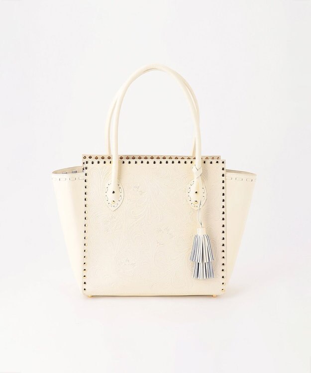 GRACE CONTINENTAL Studs tote bag エクリュ