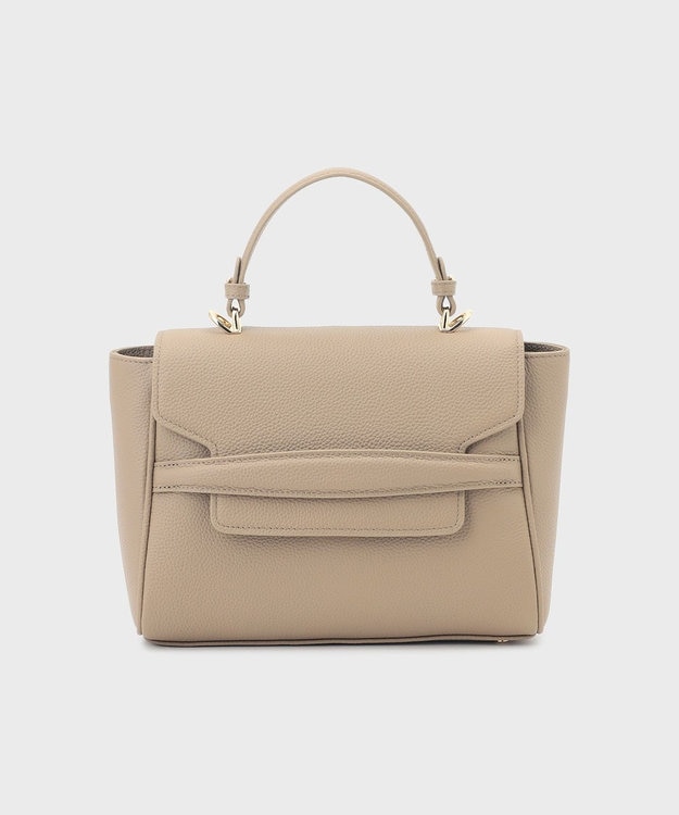 GRACE CONTINENTAL フラップショルダーバッグ ベージュ