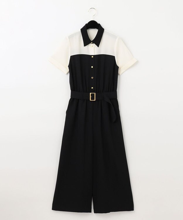 ダイアグラム パスフリーブサロペット レース GRACE CONTINENTAL バイカラーサロペット / GRACE CONTINENTAL | GRACE CONTINENTAL
