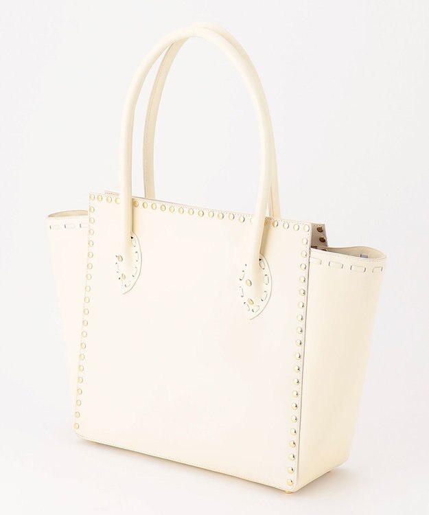 GRACE CONTINENTAL Studs tote bag エクリュ