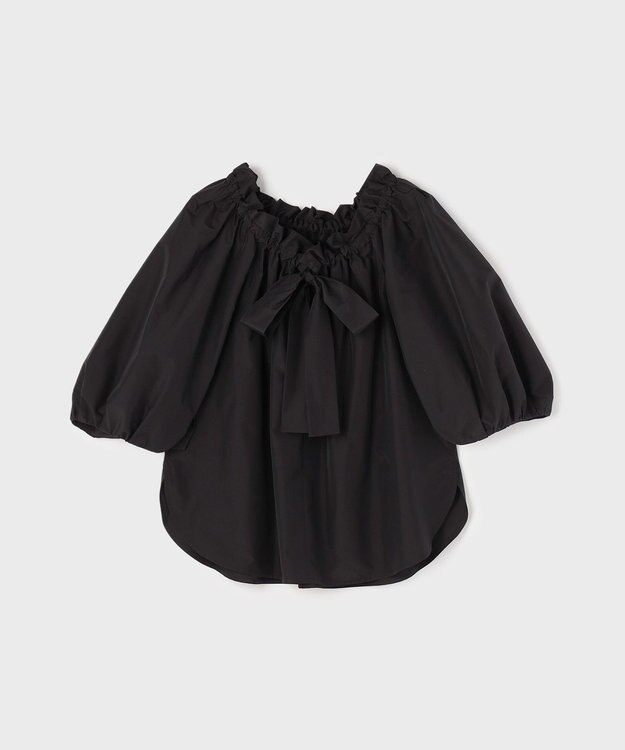 GRACE CONTINENTAL ボリュームスリーブトップ ブラック