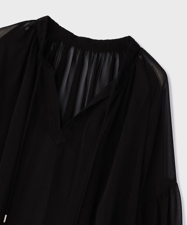 GRACE CONTINENTAL ボリュームカフタントップ ブラック