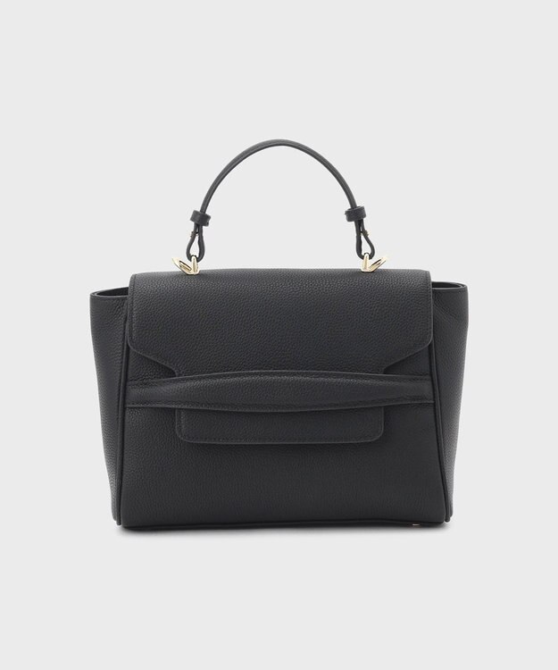 GRACE CONTINENTAL フラップショルダーバッグ ブラック