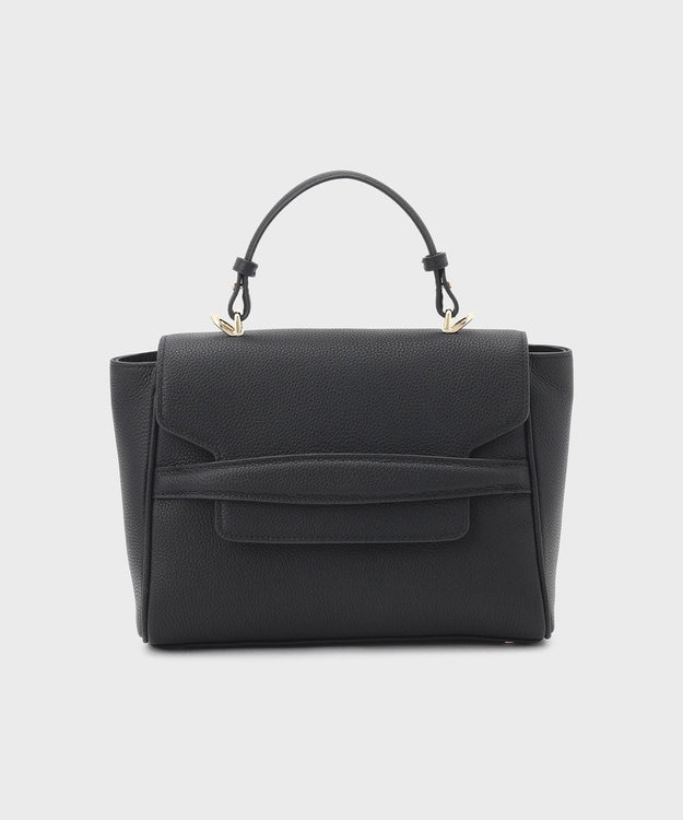 GRACE CONTINENTAL フラップショルダーバッグ ブラック