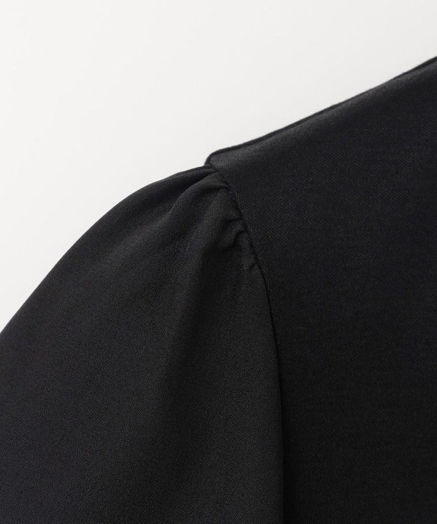 GRACE CONTINENTAL フレアスリーブカットトップ ブラック